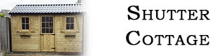 Shutter cottage Garden shed